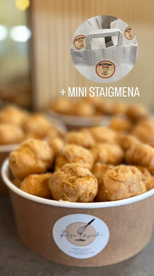 Eklerų kibirėlis dviems + mini staigmena